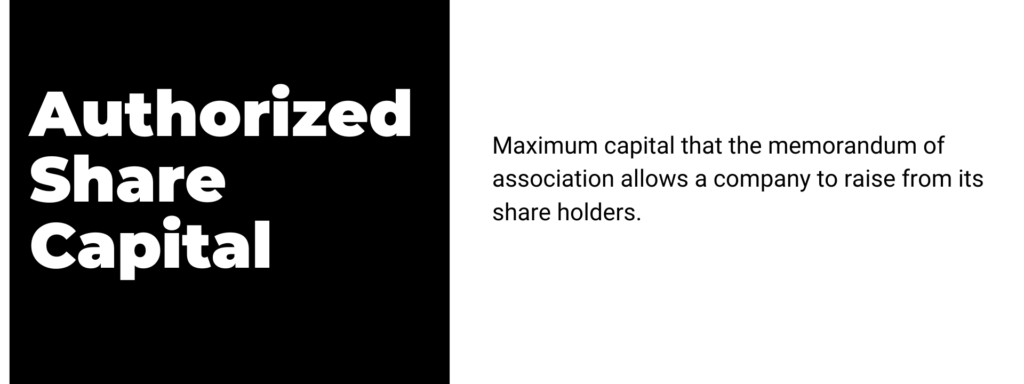 authorized share capital 